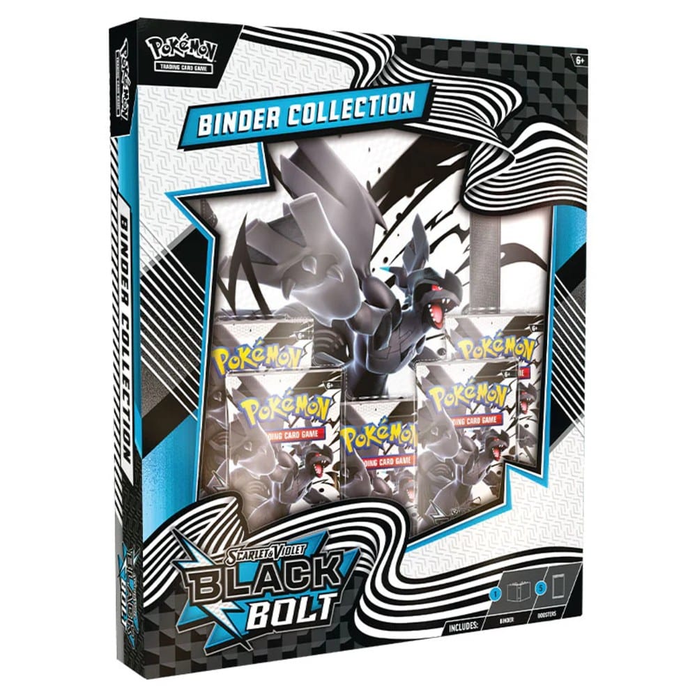 Pokemon TCG Scarlet & Violet 10.5 Black Bolt Binder Collection Zekrom 10-10039-112 - Colorland Toys