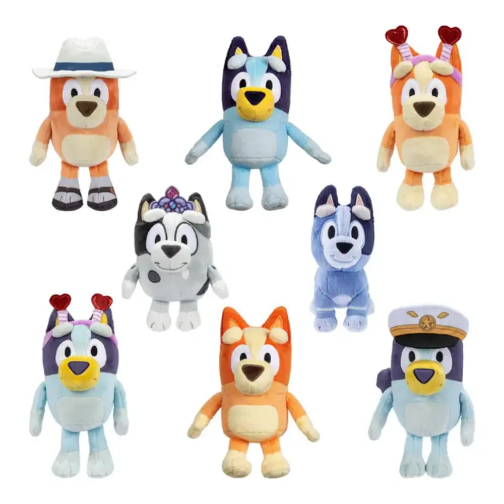 Bluey Series-12 Plush Asst 9-Pcs 19168 - Colorland Toys