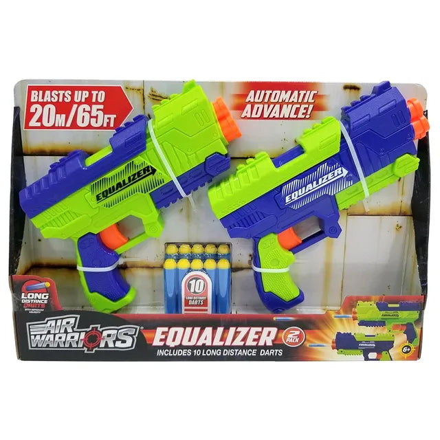 Buzz Bee Toys Air Warriors Equalizer 2pk 62615