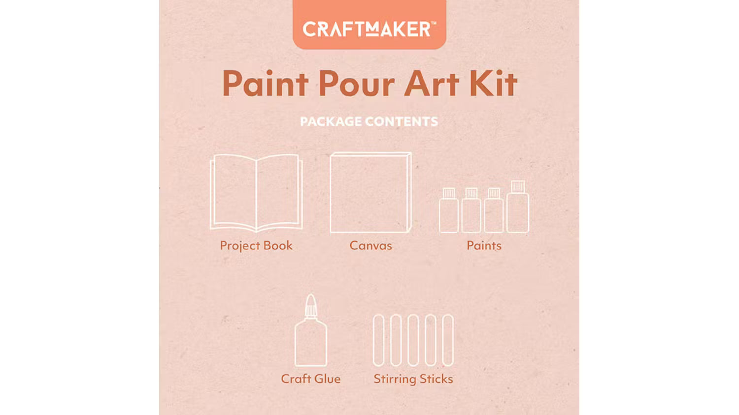 Hinkler Craft Maker Paint Pour Art Kit 947841HK - Colorland Toys