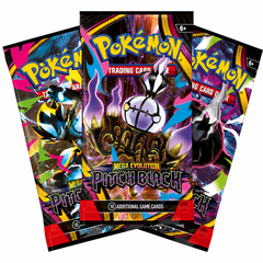 Pokémon TCG: Mega Evolution Pitch Black 3 Pack Blister ME-05