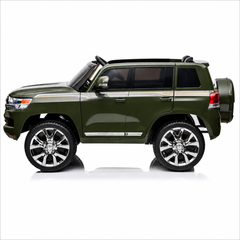 Toyota Land Cruiser 12V Kids Ride-On | Green JJ2022