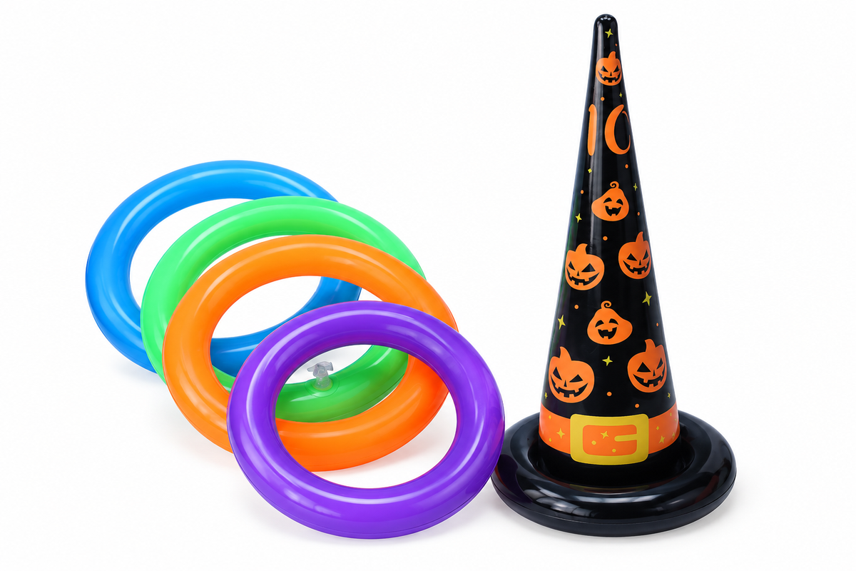 Spooky Halloween Witch Hat Ring Toss Game — image 1