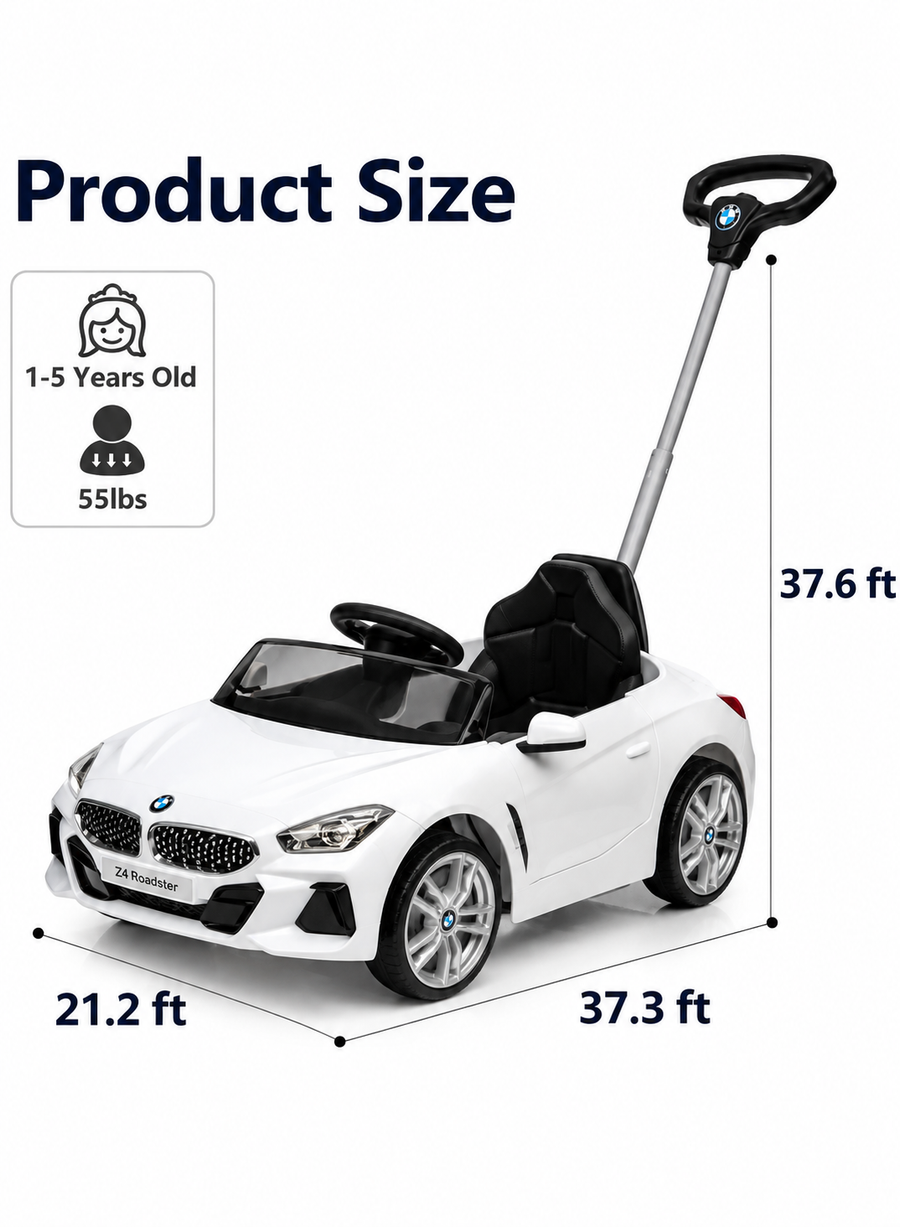 BMW Push Car White 3673 — image 3