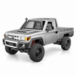 Toyota Land Cruiser LC79 4WD Off-Road Crawler Pickup Truck w/Upgraded LED Lighting (Silver) | MN-82PRO