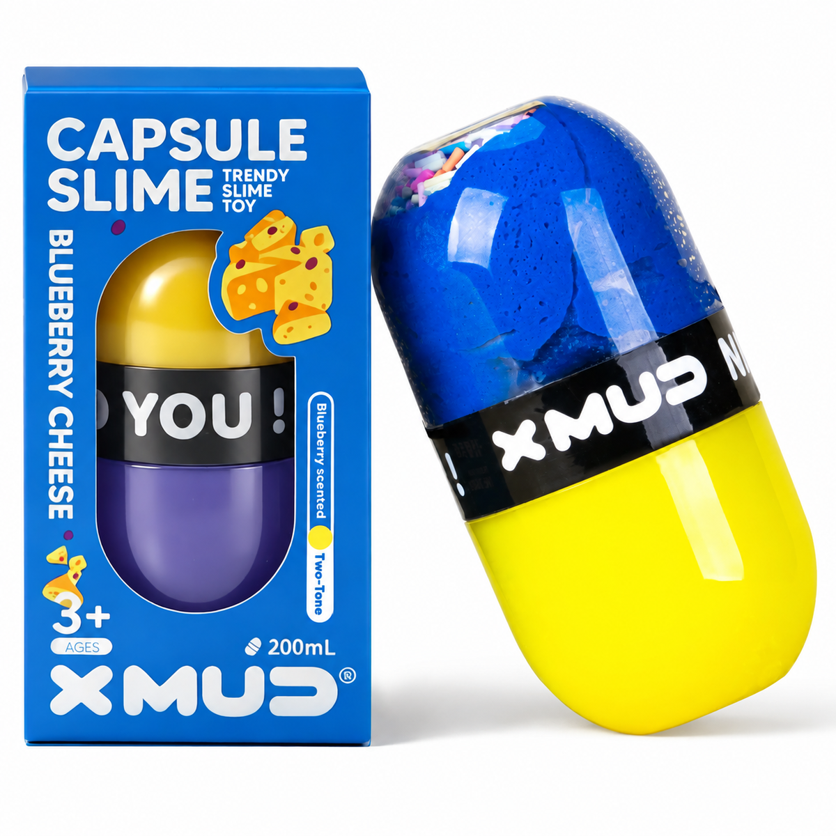 XMUD Blueberry Cheese Scented Capsule Slime