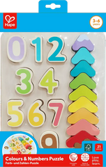 Hape Colours & Numbers Puzzle E1657