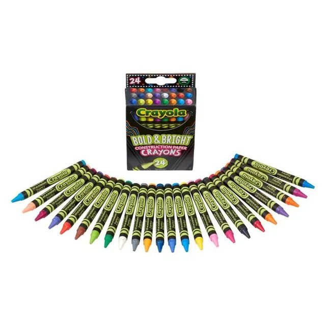 Crayola Colors Of The World 24ct Crayola Construction CY52-3463Paper Crayons