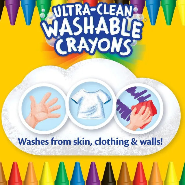 Crayola Colors Of The World 64ct Ultra-Clean Washable Crayons CY52-3287