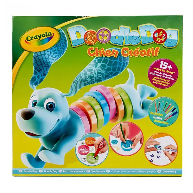 Crayola Doodle Dog Stencil Set with 15 Activities CY930213 - Colorland Toys