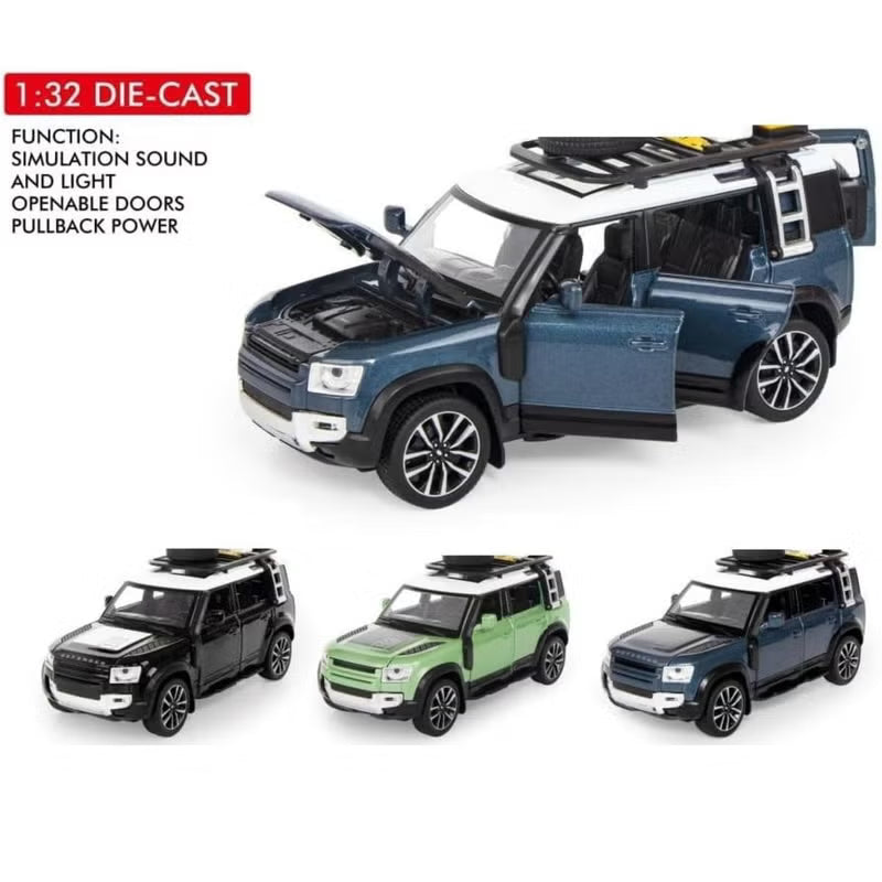 Pullback Land Rover Defender Diecast Car — image 1