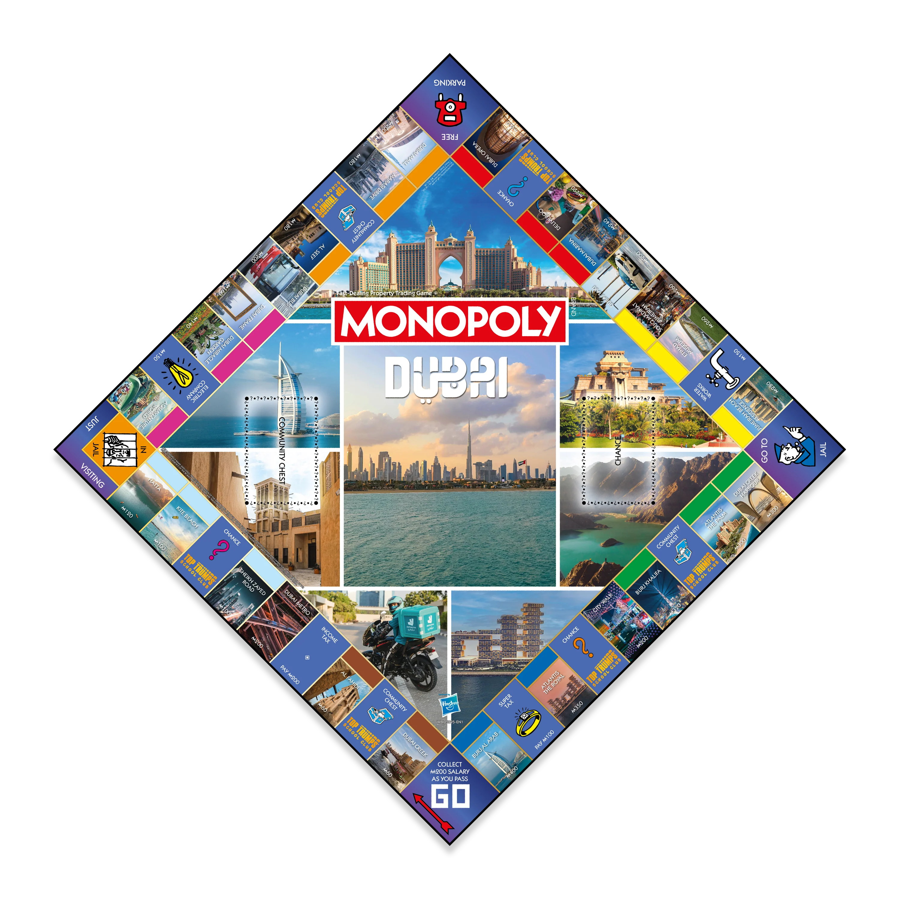 Monopoly Dubai UAE Official Edition Board Game – Hasbro WM05295