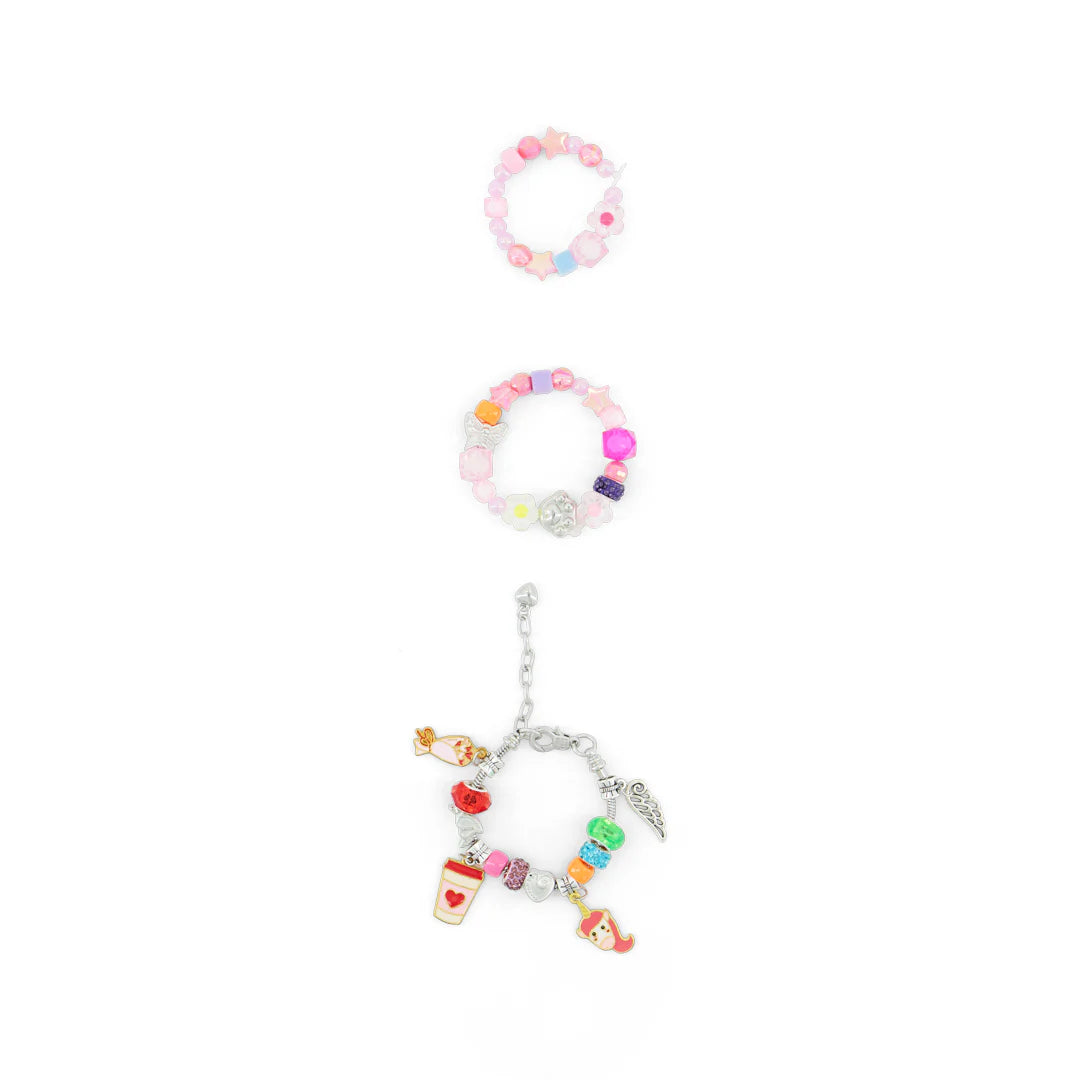 Fulla Shine & Sparkle Jewelry 5-in-1 DIY Craft Set for Girls – 138+ Pieces, Ages 3+ - Colorland Toys