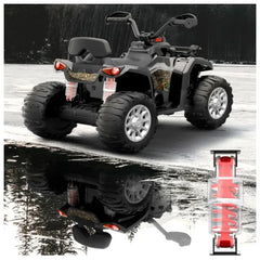 Kids Electric ATV Quadbike Ride-On – 12V Black (JS009) - Colorland Toys