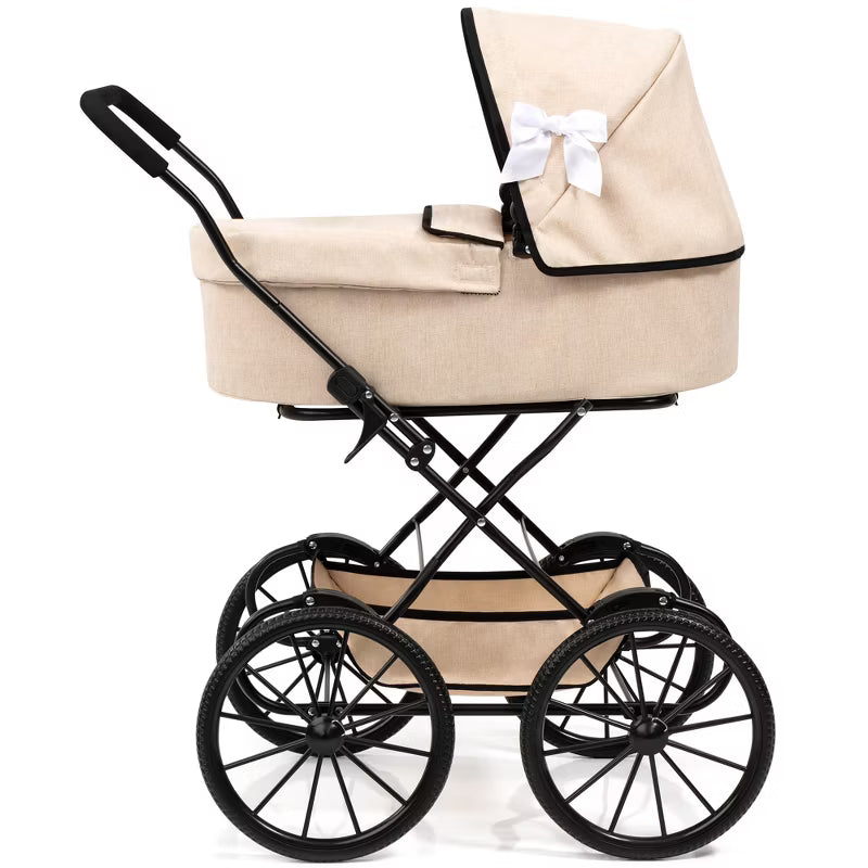 Bayer Design Doll Pram Classic - Beige & Black — image 8