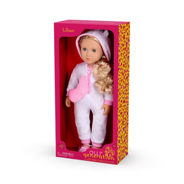 Our Generation Doll With Unicorn Pajama BD31719Z — image 2