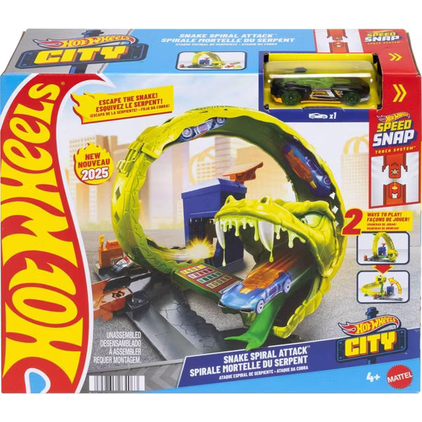 Hot Wheels City Nemesis Snake Strike Attack JBM63