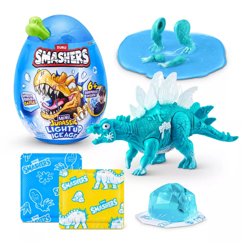 Smashers Dino Jurassic Light Up Ice Age Mini Egg ZUR-74137