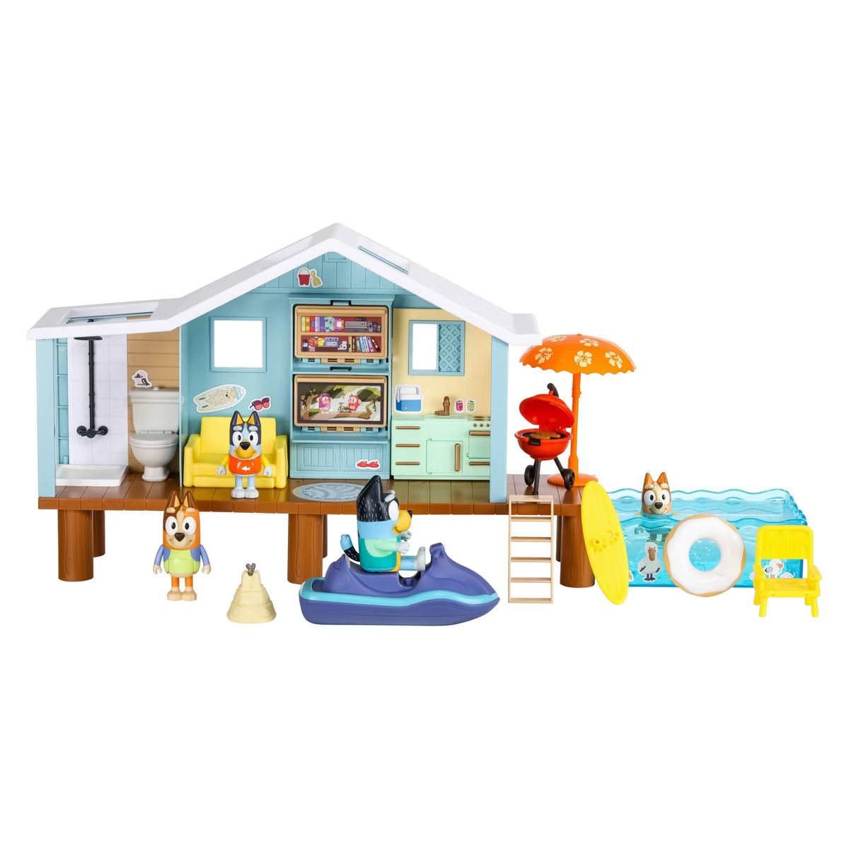 Bluey Beach S9 Ultimate Beach Cabin Exclusive 17587 - Colorland Toys