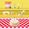 Slime Mart Bag - Birthday Cake