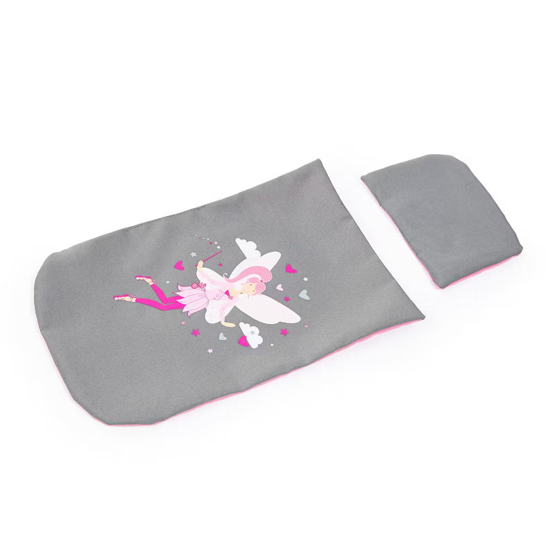 Bayer Design Dolls Pram Cosy - Polka Dot Grey Pink, Fairy — image 4