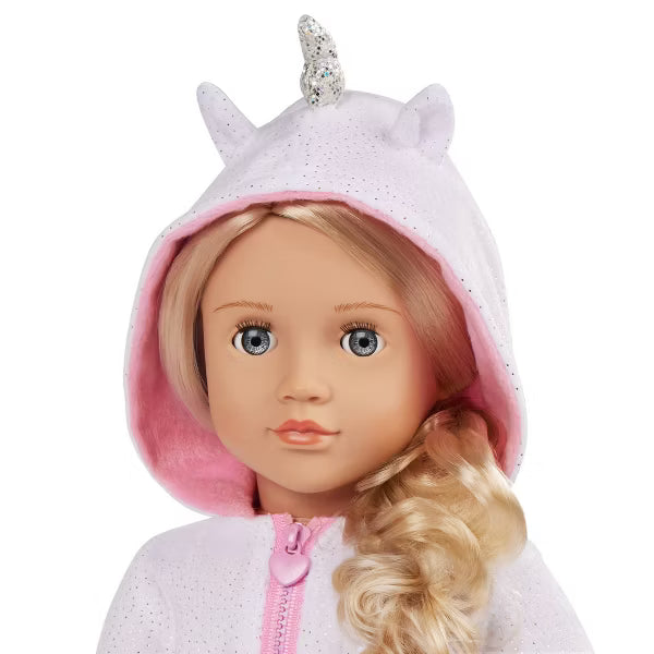 Our Generation Doll With Unicorn Pajama BD31719Z — image 4