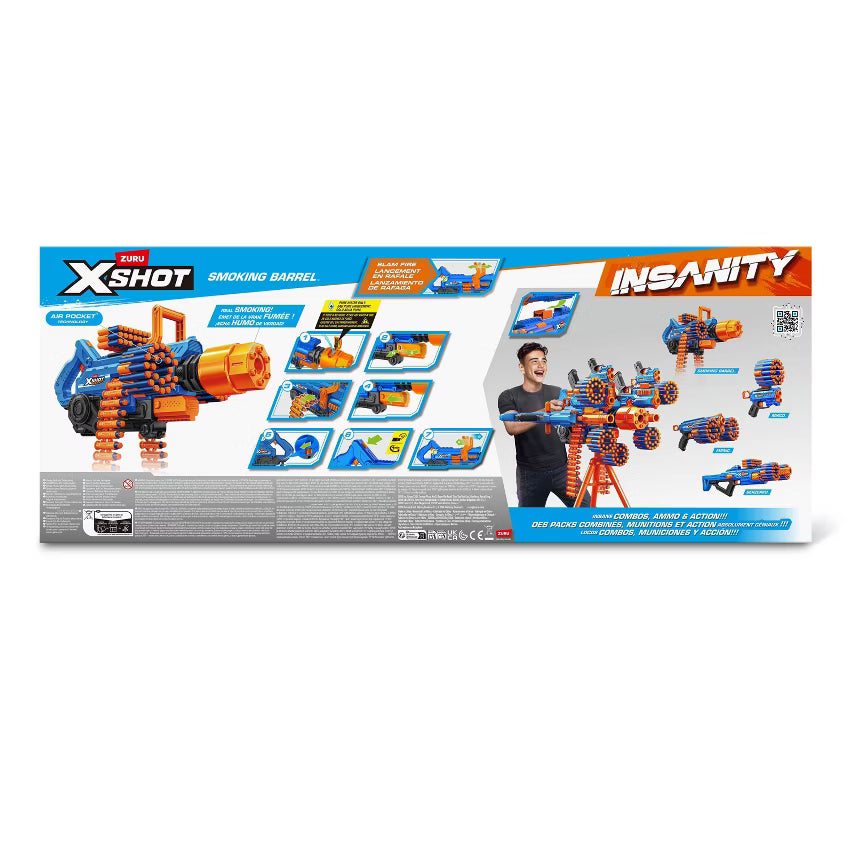 X-Shot Insanity Smoking Barrel Toy Dart Blaster — image 8