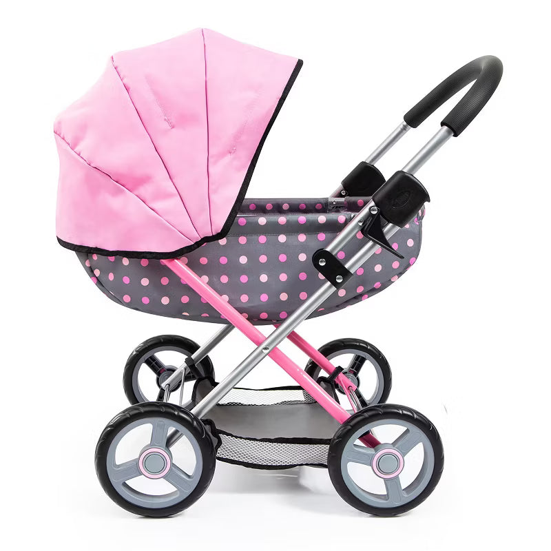 Bayer Design Dolls Pram Cosy - Polka Dot Grey Pink, Fairy — image 7
