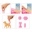 Barbie Fast Cast Veterinarian Clinic Playset With Pink Colored Hair Fashion Doll JFX93