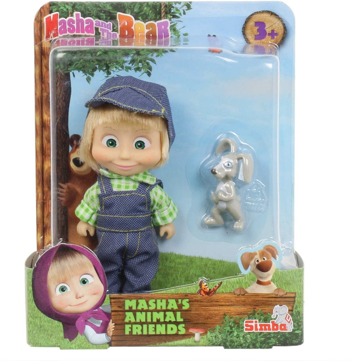 SIMBA Masha doll with a pet Assorted - Colorland Toys