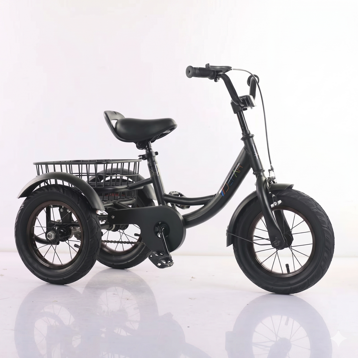 Bosheng Tricycle With Basket 16 Inch Black MN012 - Colorland Toys