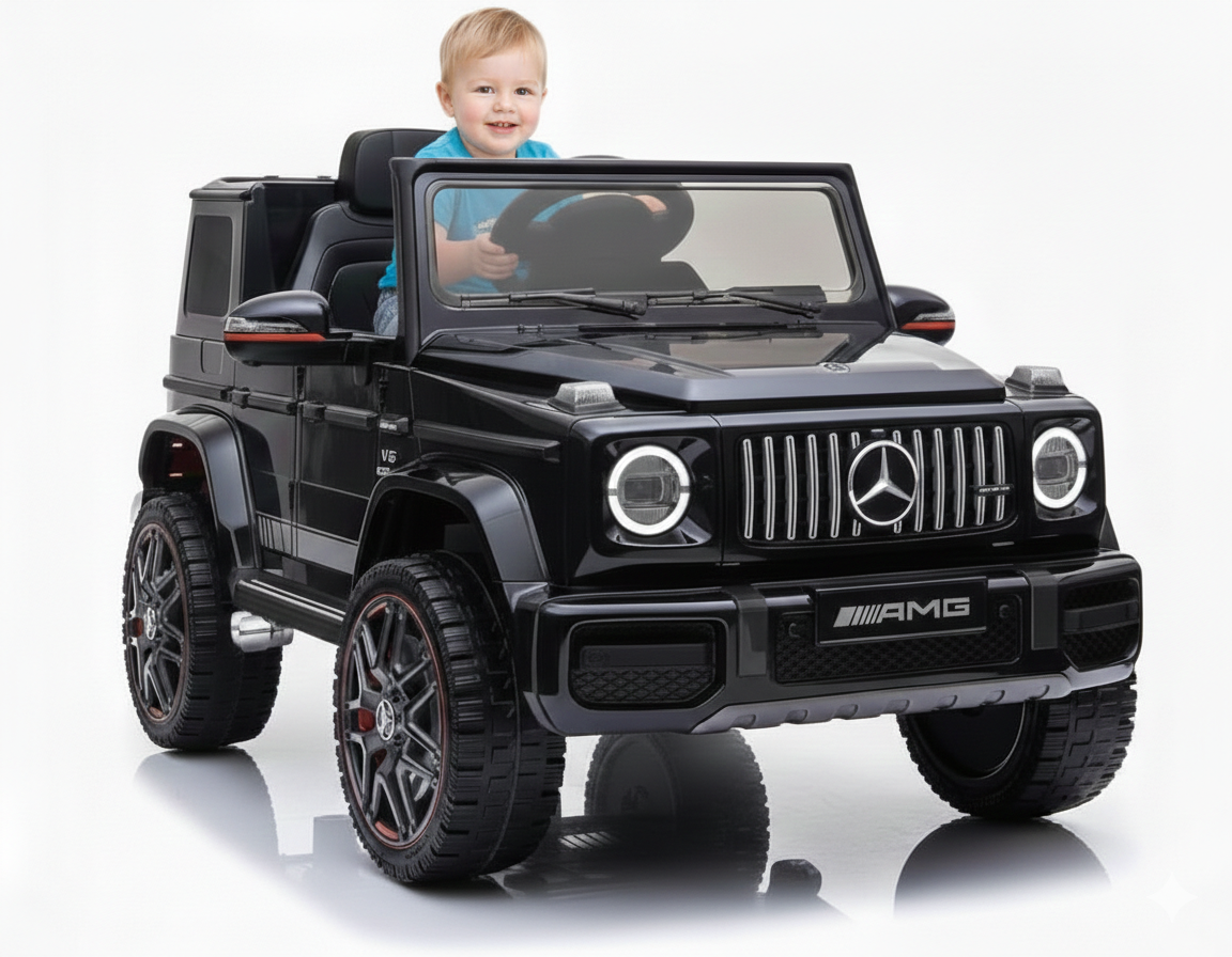 Mercedes-Benz G63 12V Battery-Powered Kids’ Jeep – Black - Colorland Toys