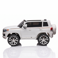 Toyota Land Cruiser 12V Kids Ride-On | White JJ2022