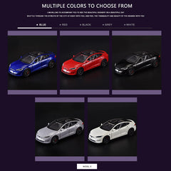 Tesla Pullback Diecast Car M92319
