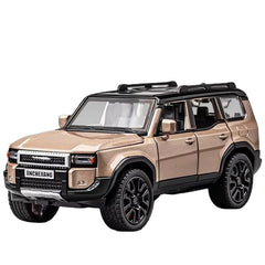 Pullback Toyota Land Cruiser Prado Die-Cast Metal Car 1:32 Scale Asstd. W32251