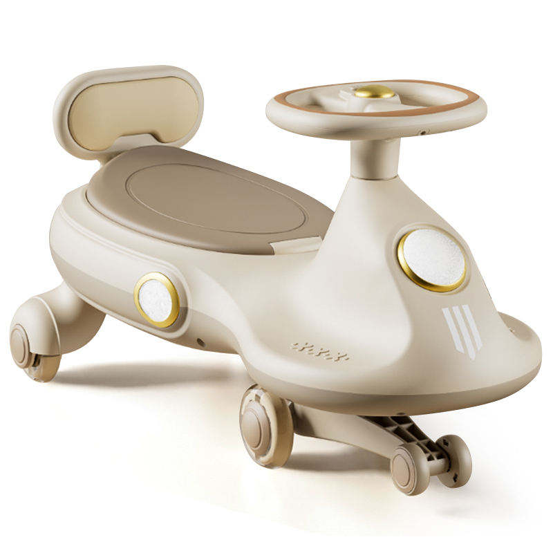 Premium Swing Car With Light & Music Green MN072