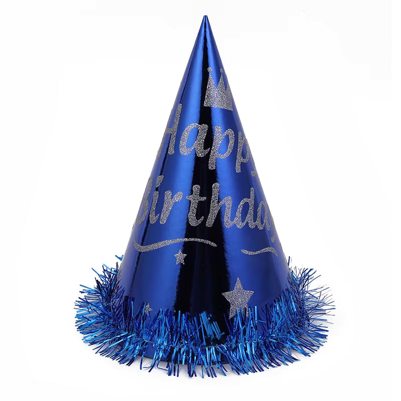 Party Paper Hats Asstd. Color 34 Cm 6-Pcs 0830216 — image 1