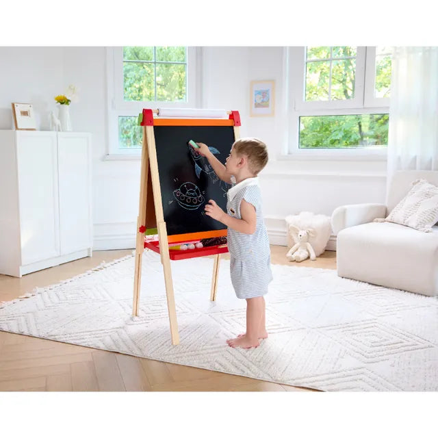 Hape Magnetic All-in-1 Double Sided Standing Easel - Colorland Toys
