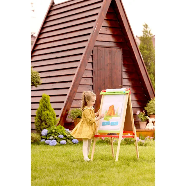 Hape Magnetic All-in-1 Double Sided Standing Easel - Colorland Toys