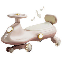 Premium Swing Car With Light & Music Green MN072