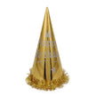 Party Paper Hats Golden Silver Color 24 Cm 6-Pcs 0830215
