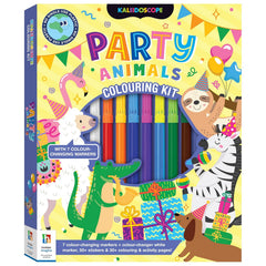 Hinkler Kaleidoscope Colouring Party Animals Kit HBM00434