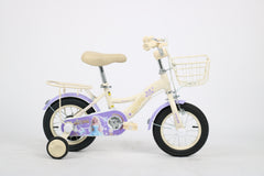 Qitong Bicycle With Basket 14 Inch Purple TN-B06 14IN