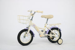 Qitong Bicycle With Basket 14 Inch Purple TN-B06 14IN