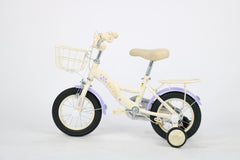 Qitong Bicycle With Basket 14 Inch Purple TN-B06 14IN