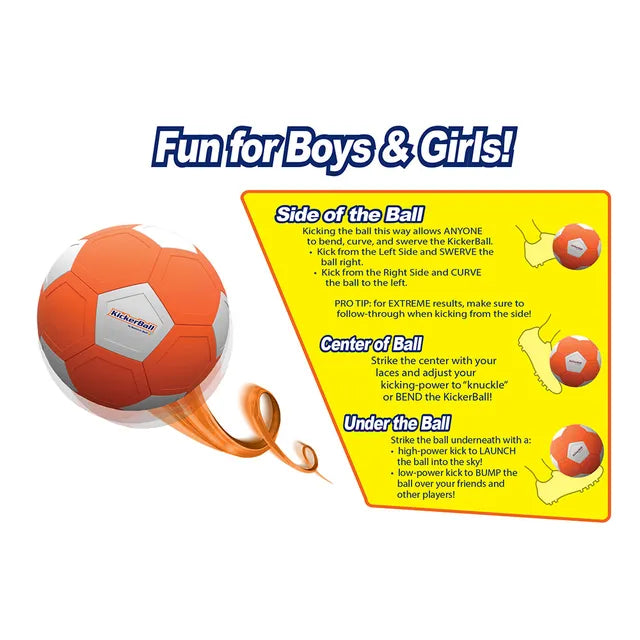 Kickerball Swerve Football – Curve, Bend & Swerve Like a Pro | Model KBS01184