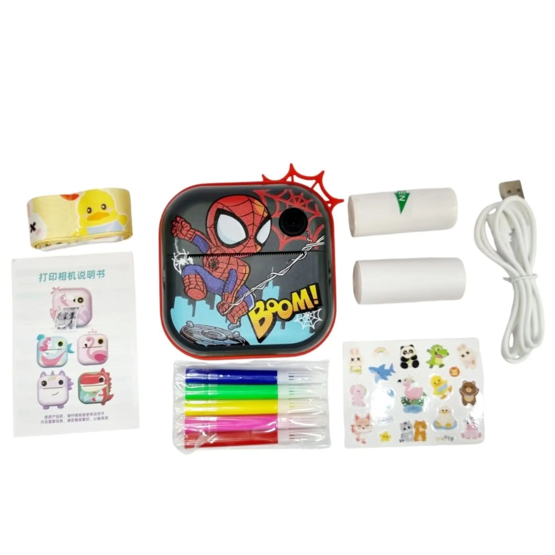 Spiderman Print Camera M5-S - Colorland Toys