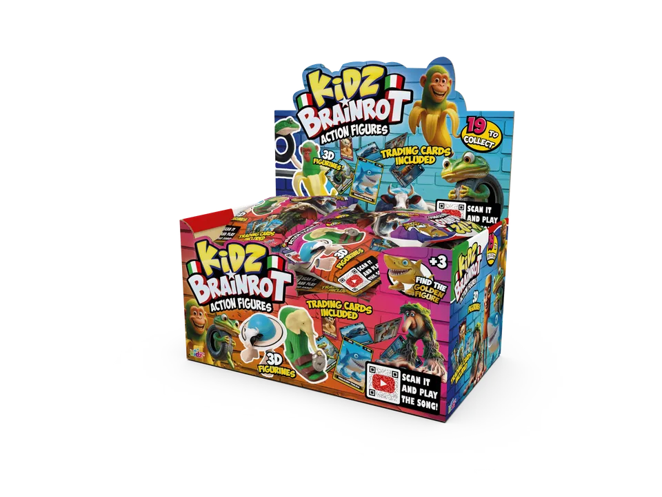 Italian Brainrot Action Figures With Trading Cards Asstd. K02BRO07 - Colorland Toys