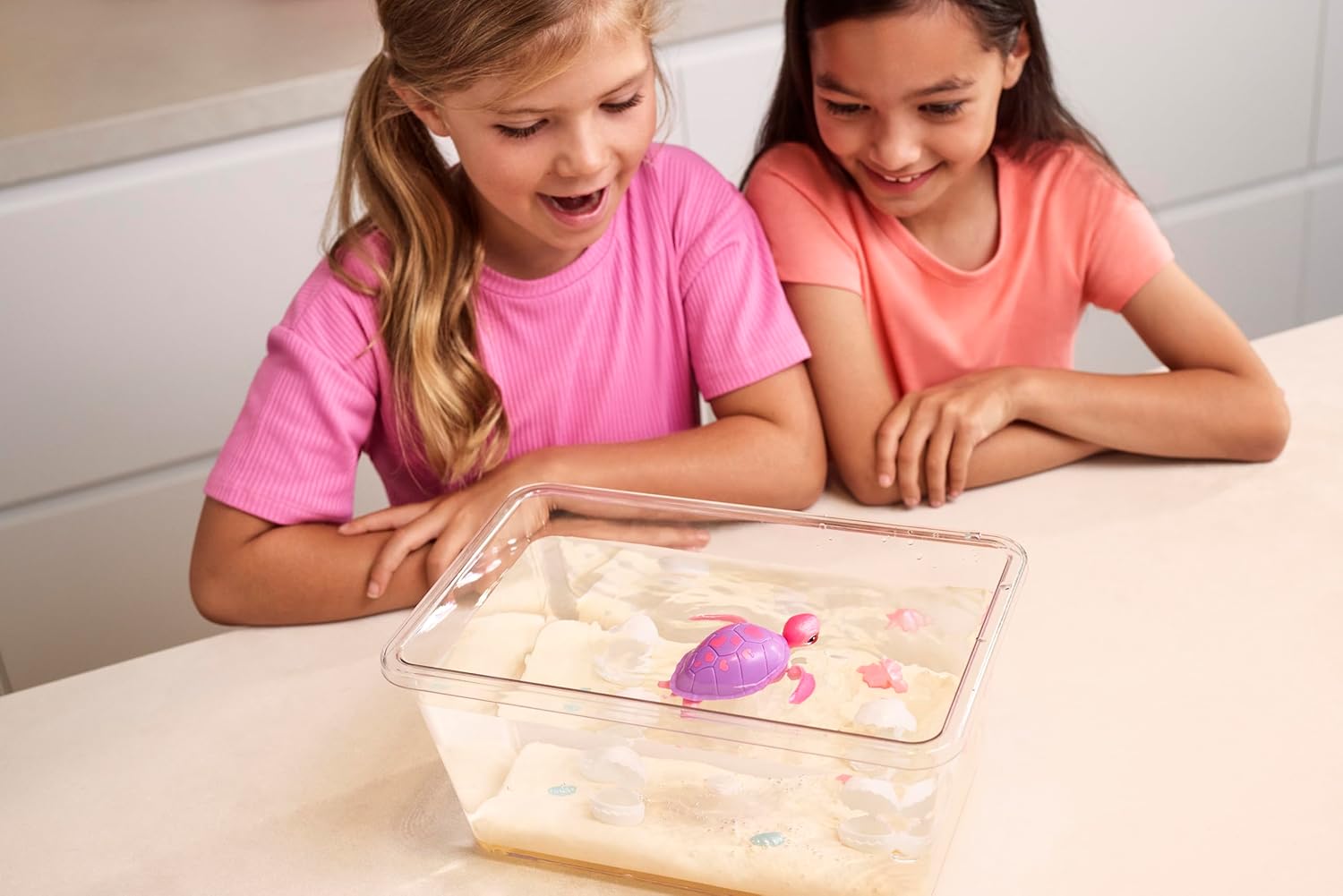 Zuru Pets Alive Mama and Baby Turtle Beach Surprise 9560