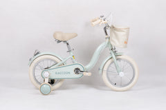 Raccoon Bicycle With Basket 14 Inch Green TN23R06 14IN - Colorland Toys